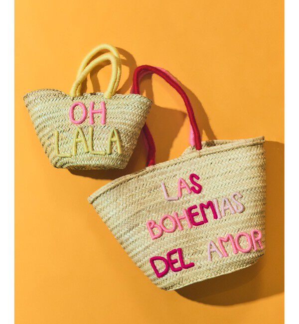  「KILOMETRE PARIS GPS Baby」|かごバッグ|