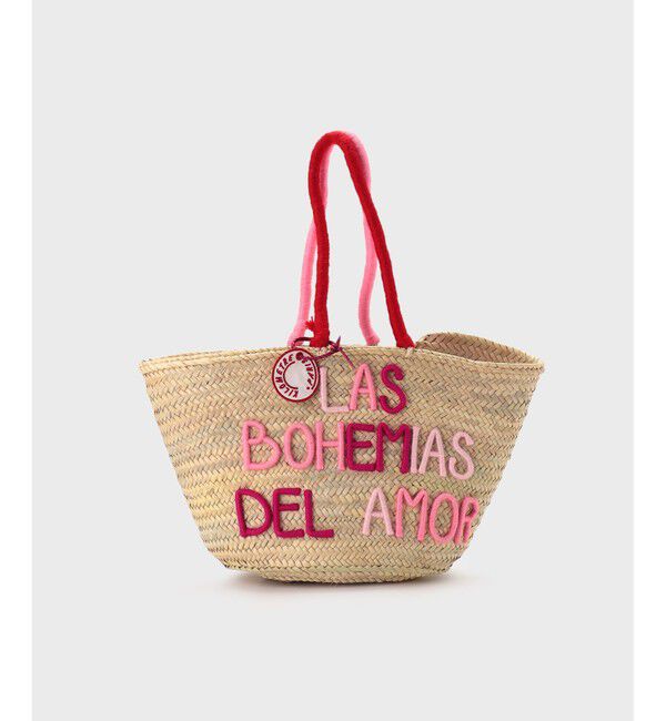  「KILOMETRE PARIS GPS BIG」|かごバッグ|ピンク