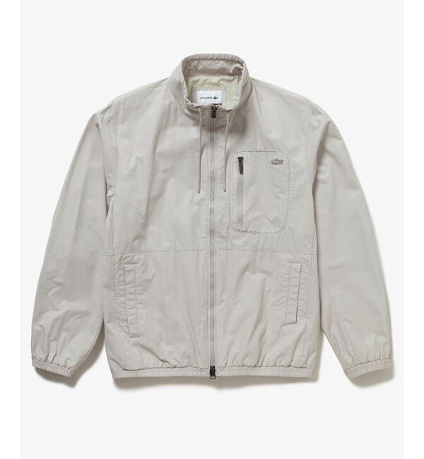 LACOSTE「ヴィンテージウォッシュ加工 ツイルスタンドジップブルゾン / ジップアップブルゾン」|ブルゾン・スタジャン|