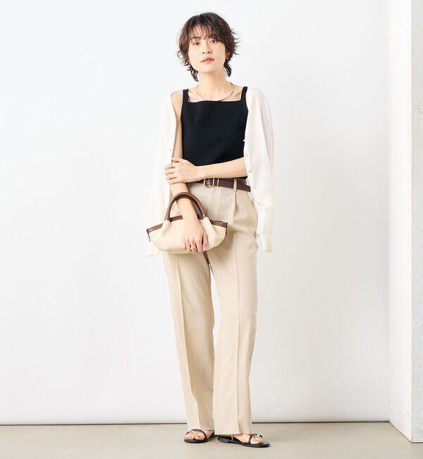 NOLLEY'S「《手洗い可能》総針オトナタンクトップ」|タンクトップ|