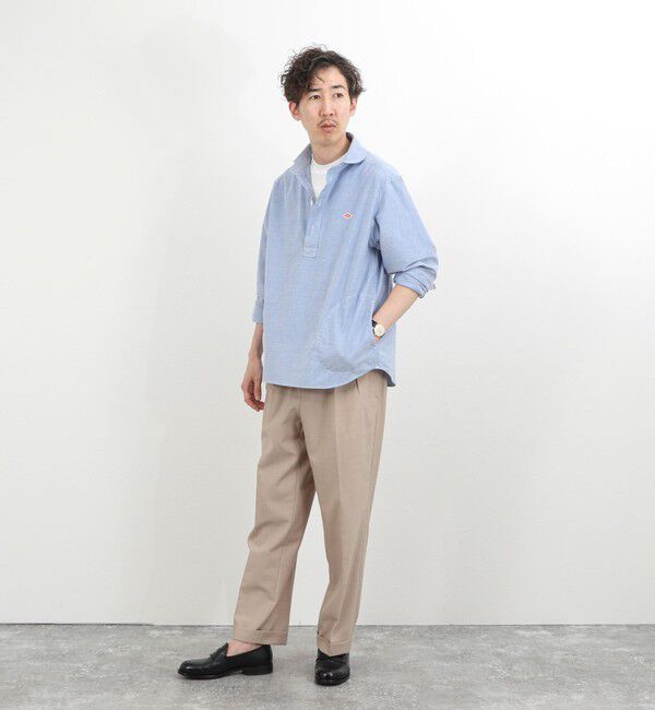 NOLLEY'S goodman「【DANTON/ダントン】DT-B0282SOX ROUND COLLAR P.O SHIRT LS 26SS」|シャツ・ブラウス|