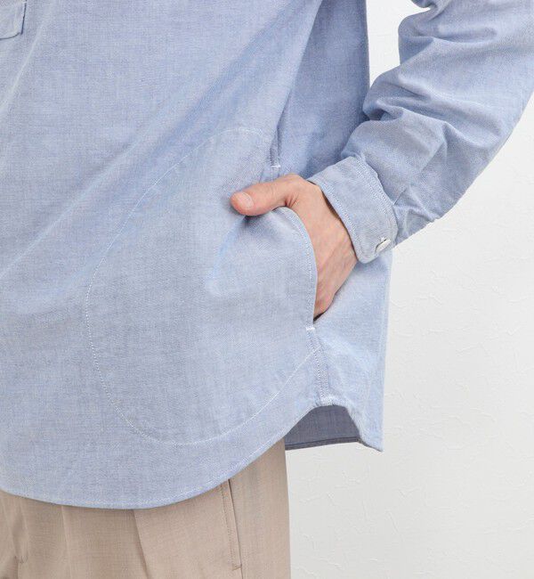 NOLLEY'S goodman「【DANTON/ダントン】DT-B0282SOX ROUND COLLAR P.O SHIRT LS 26SS」|シャツ・ブラウス|