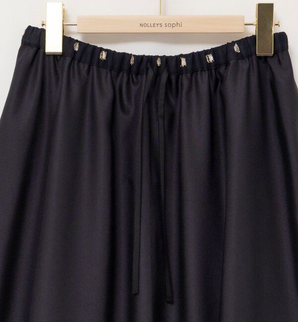NOLLEY'S sophi「《セットアップ対応》ラメカットジャガードフレアスカート」|フレア|