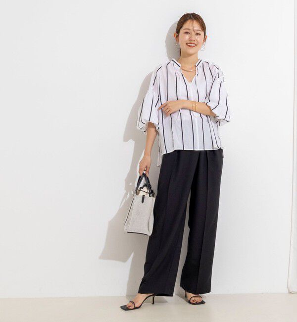 NOLLEY'S「ウォッシャブルラップ風ワイドパンツ」|その他|