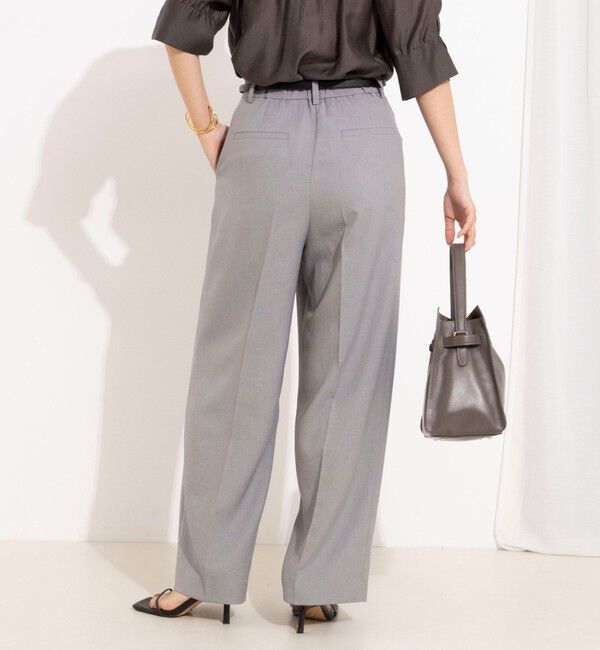 NOLLEY'S「ウォッシャブルラップ風ワイドパンツ」|その他|