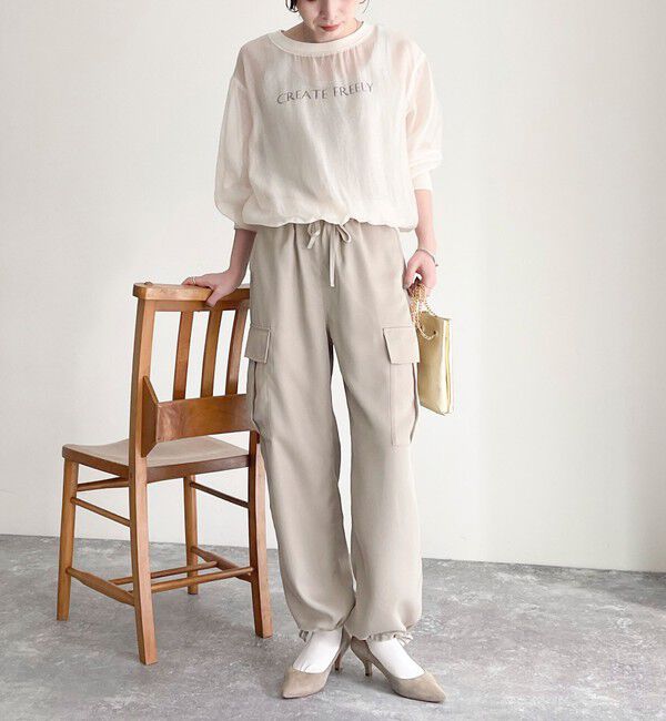 fredy emue「ブライトツイルイージーベイカーパンツ」|カーゴ|
