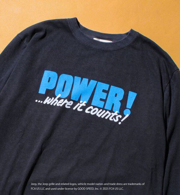 GLOSTER「【GOOD ROCK SPEED】Jeep / ジープ バックプリント ロングスリーブTシャツ ロンT」|Tシャツ・カットソー|