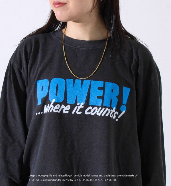 GLOSTER「【GOOD ROCK SPEED】Jeep / ジープ バックプリント ロングスリーブTシャツ ロンT」|Tシャツ・カットソー|