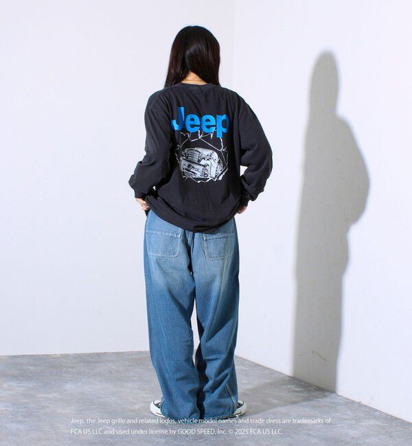 GLOSTER「【GOOD ROCK SPEED】Jeep / ジープ バックプリント ロングスリーブTシャツ ロンT」|Tシャツ・カットソー|