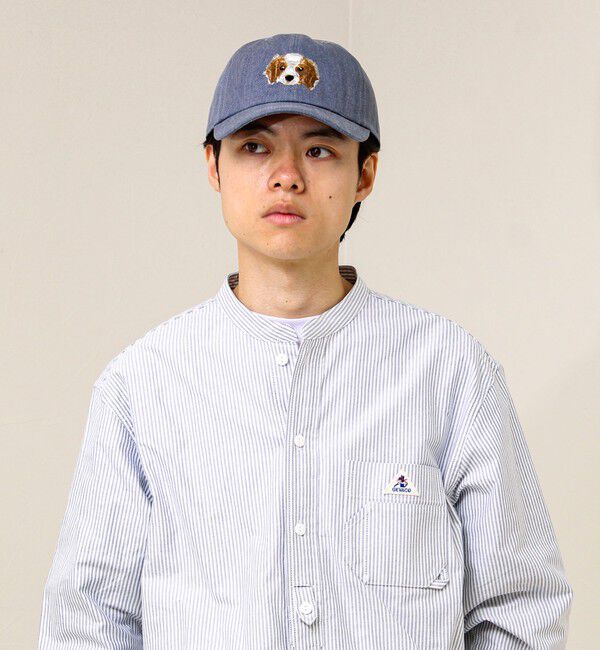 GLOSTER「【カラー追加して再登場】WASHED DOG embroidery CAP」|キャップ・キャスケット|