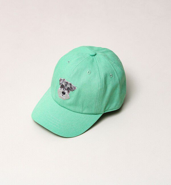 GLOSTER「【カラー追加して再登場】WASHED DOG embroidery CAP」|キャップ・キャスケット|グリーン系その他2