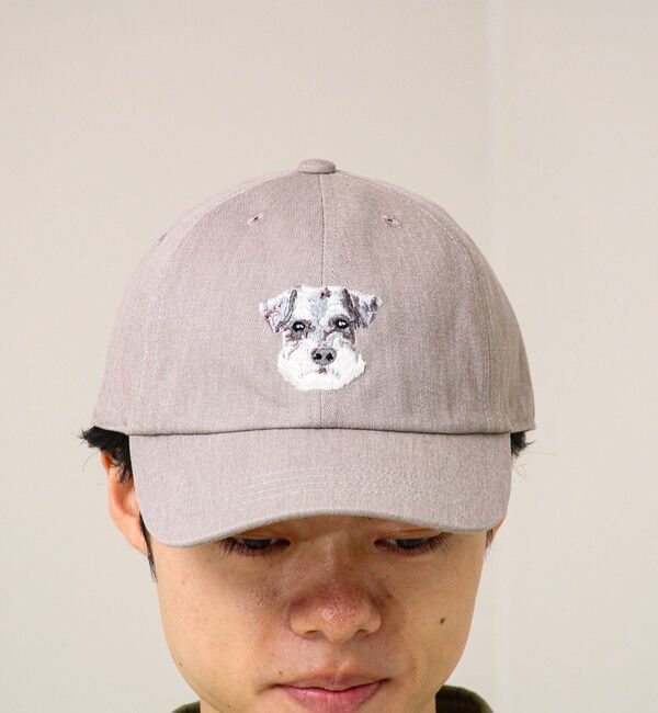 GLOSTER「【カラー追加して再登場】WASHED DOG embroidery CAP」|キャップ・キャスケット|