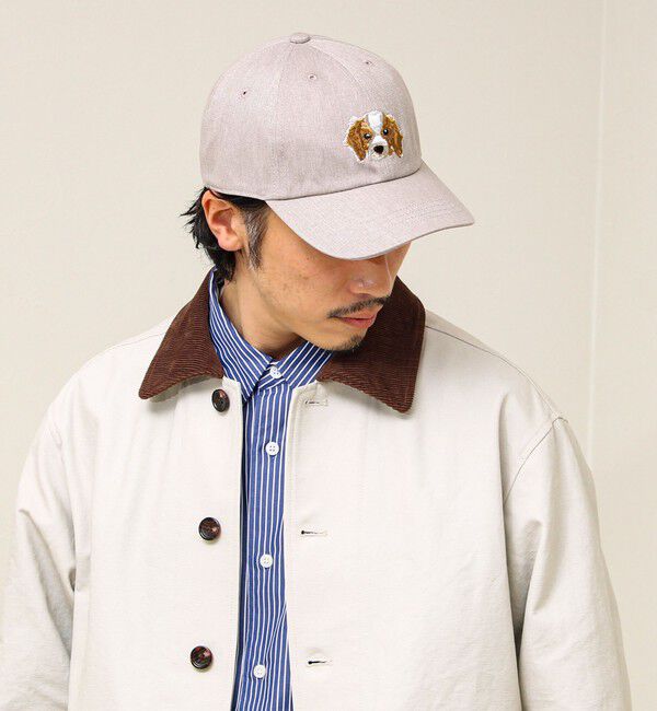 GLOSTER「【カラー追加して再登場】WASHED DOG embroidery CAP」|キャップ・キャスケット|