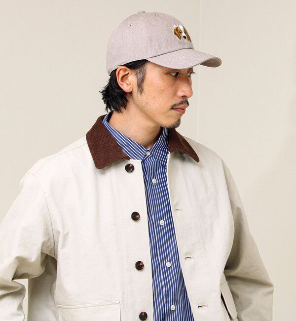 GLOSTER「【カラー追加して再登場】WASHED DOG embroidery CAP」|キャップ・キャスケット|
