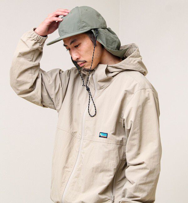 GLOSTER「【シェイド着脱で2WAY】NYLON SHADE CAP」|キャップ・キャスケット|オリーブ