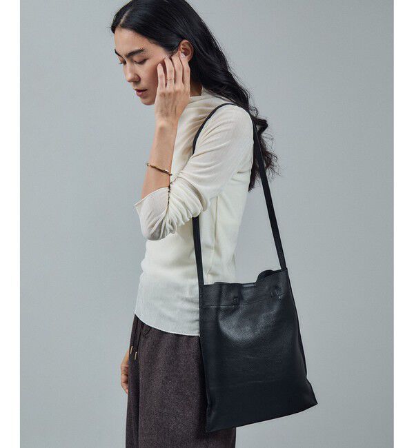 SALON adam et rope'「【W S（ドゥーブル）】チャーム付きナチュラルレザー2WAYトート」|トートバッグ|