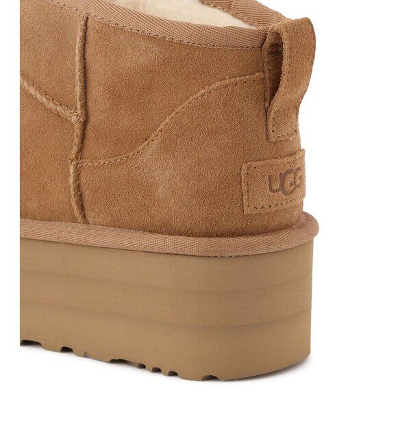 SALON adam et rope'「【UGG(アグ)】クラシック ウルトラ ミニ プラットフォーム」|ロングブーツ|