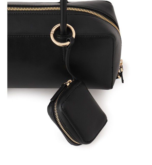 SALON adam et rope'「ミニポーチ付きスプリットレザーワイドバッグ / 追加」|ショルダー・メッセンジャー|