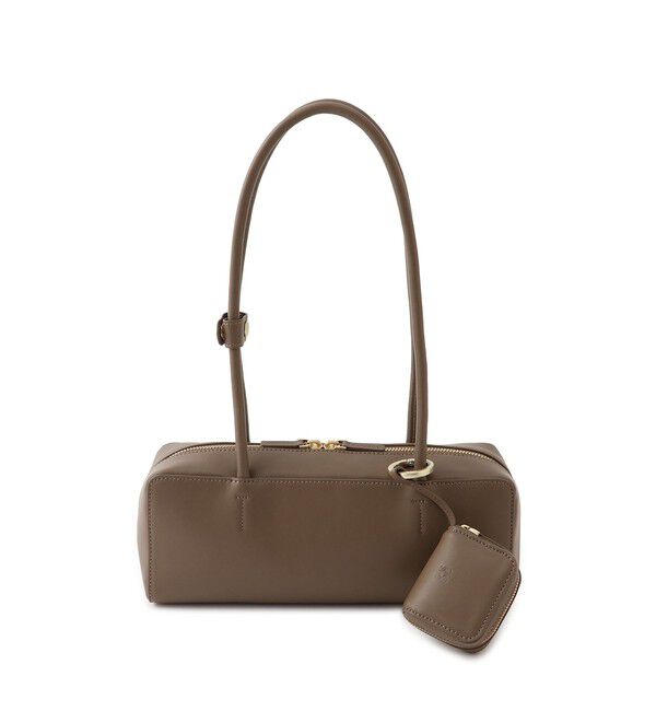 SALON adam et rope'「ミニポーチ付きスプリットレザーワイドバッグ / 追加」|ショルダー・メッセンジャー|