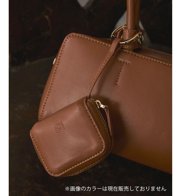 SALON adam et rope'「ミニポーチ付きスプリットレザーワイドバッグ / 追加」|ショルダー・メッセンジャー|