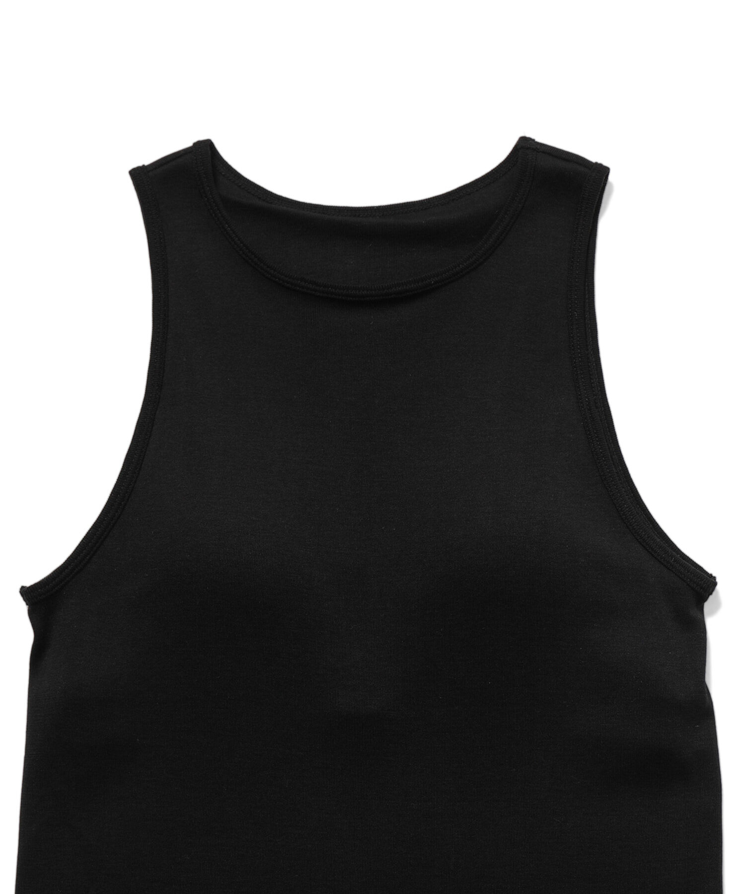 ROPE「コットンシルク丸胴フライスカップ付きアメスリタンクトップ」|タンクトップ|