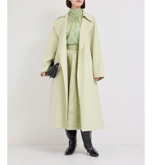 ROPE「ハンドフラワーバックタイブラウス/セットアップ対応」|シャツ・ブラウス|