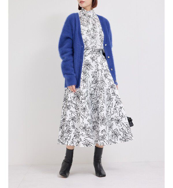 ROPE「ハンドフラワーバックタイブラウス/セットアップ対応」|シャツ・ブラウス|