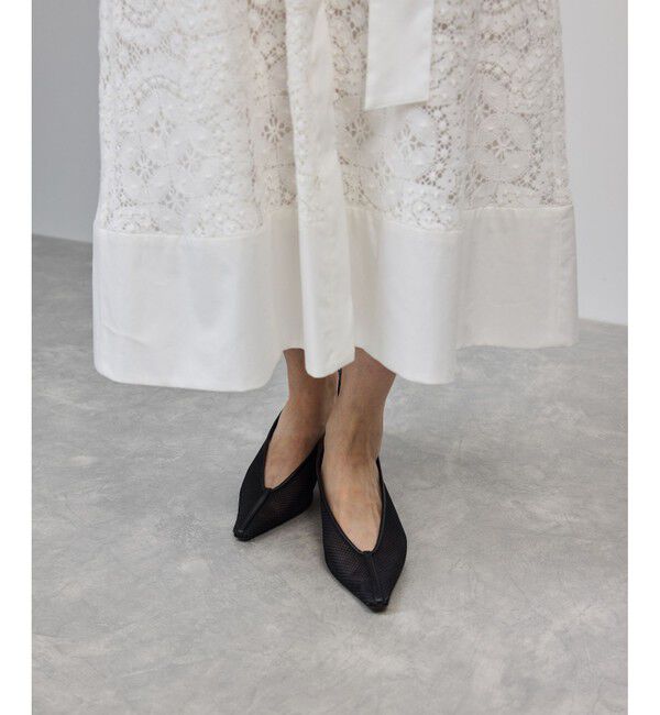 ROPE「シアーメッシュパンプス」|パンプス|