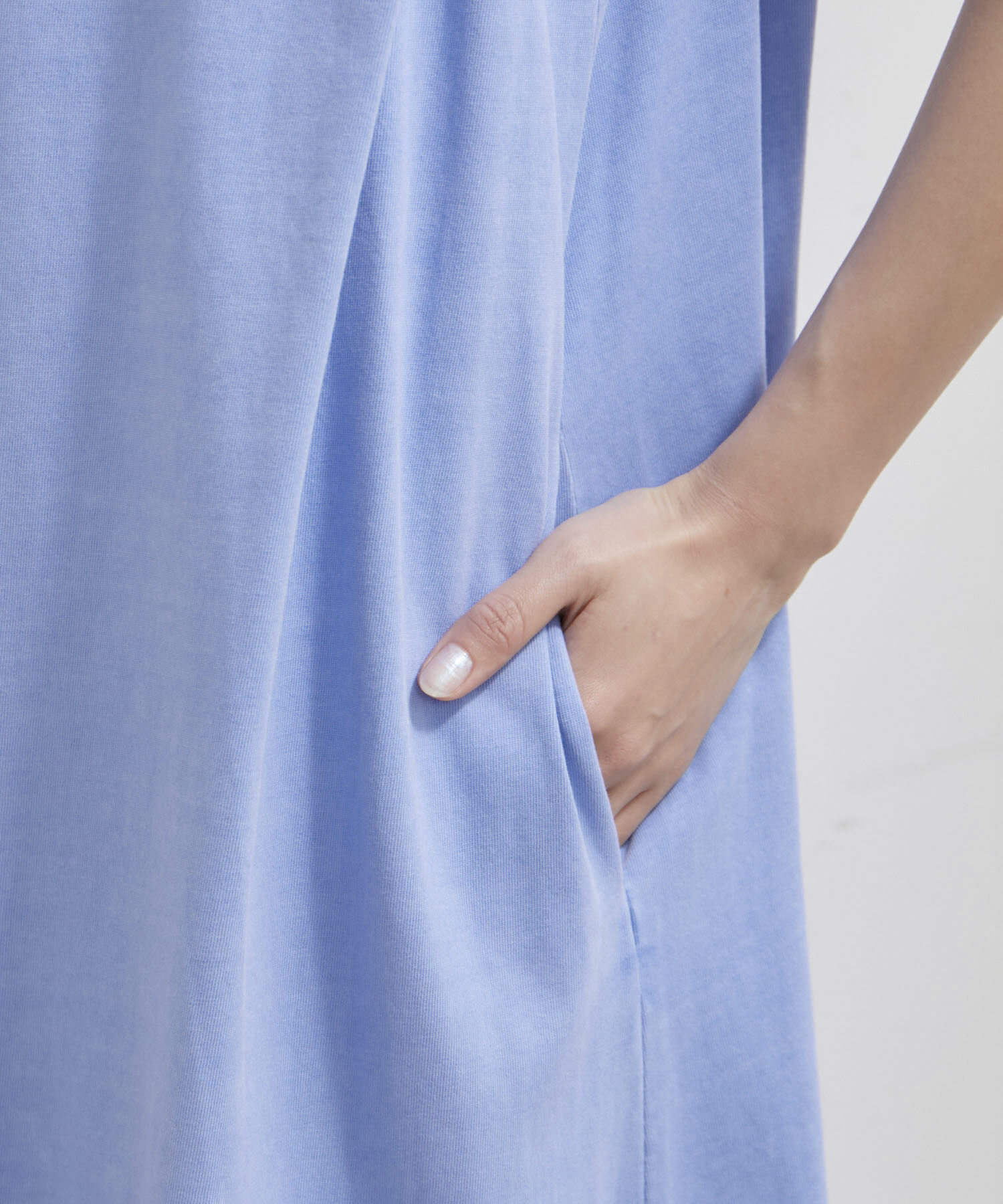 VIS「【洗える】ピグメント加工タックフレアワンピース」|ワンピース|