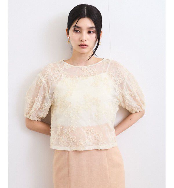 VIS「コード刺繍シアープルオーバー」|Tシャツ・カットソー|