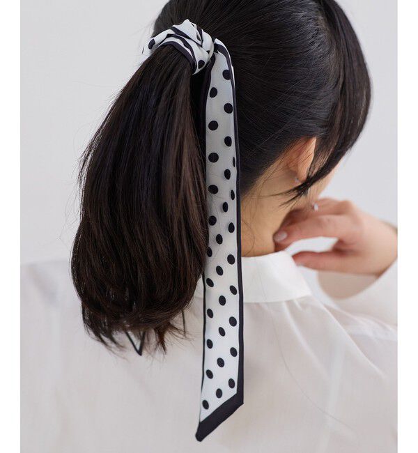 VIS「ナロースカーフ」|バンダナ・スカーフ|ホワイト(10)