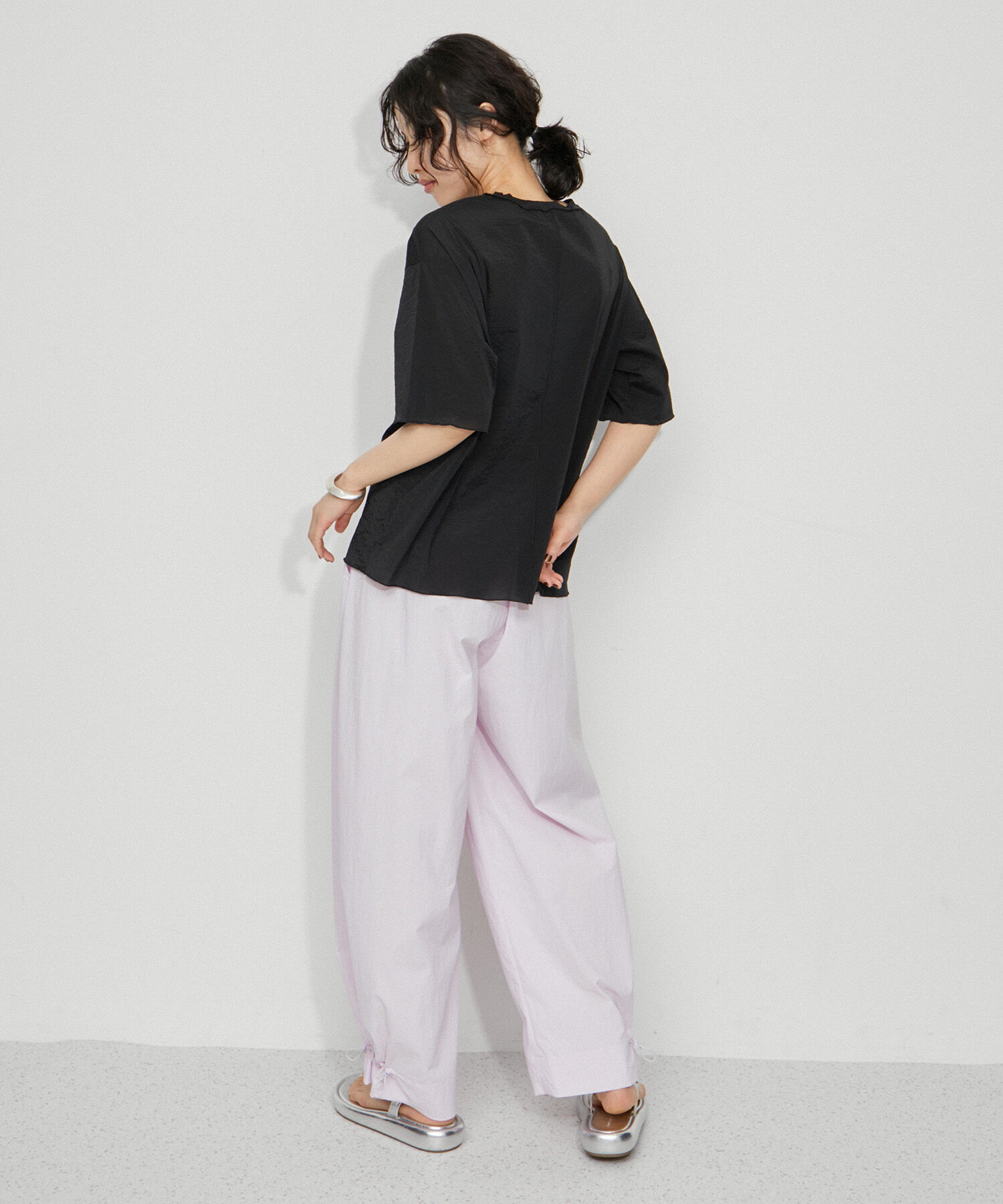 ADAM ET ROPE'「シアータフタメローステッチT」|Tシャツ・カットソー|