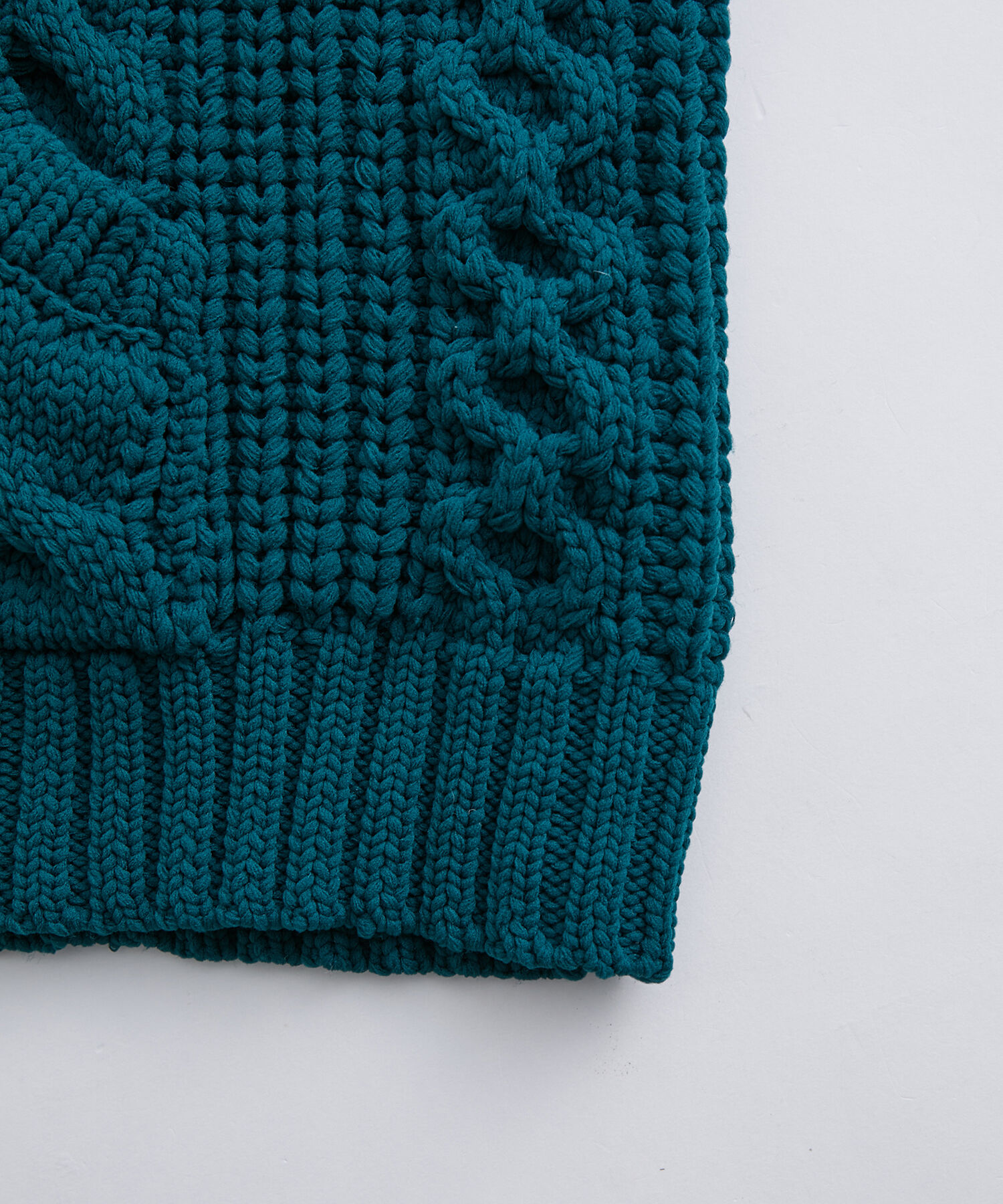 ADAM ET ROPE'「【WEB限定】ボリュームケーブル ニット パーカー / ロングシーズン着用可能 / 超軽量 / ユニセックス」|パーカー|