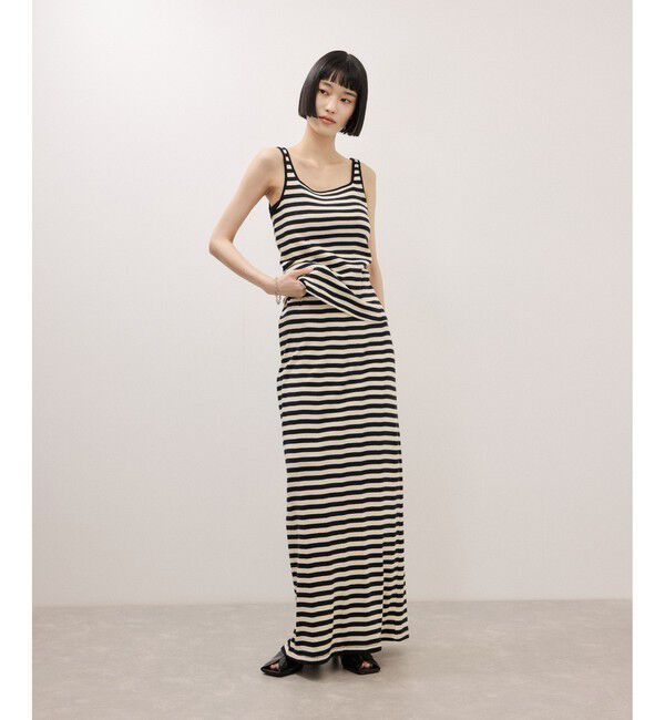 ADAM ET ROPE'「【Miller for ADAM ET ROPE'】別注 スクエアタンク」|タンクトップ|