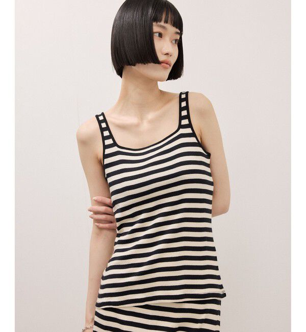 ADAM ET ROPE'「【Miller for ADAM ET ROPE'】別注 スクエアタンク」|タンクトップ|