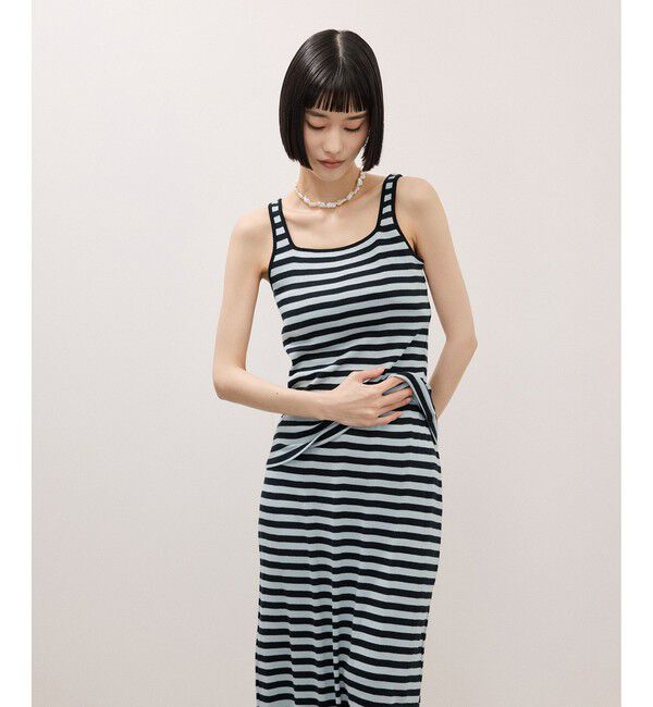 ADAM ET ROPE'「【Miller for ADAM ET ROPE'】別注 スクエアタンク」|タンクトップ|