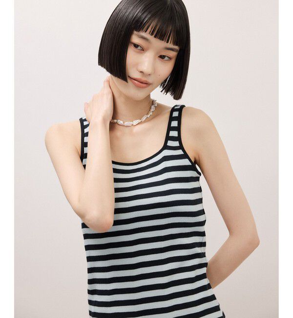 ADAM ET ROPE'「【Miller for ADAM ET ROPE'】別注 スクエアタンク」|タンクトップ|