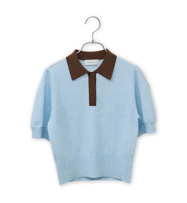 ADAM ET ROPE'「【定番】ラミーニットポロシャツ」|ポロシャツ|