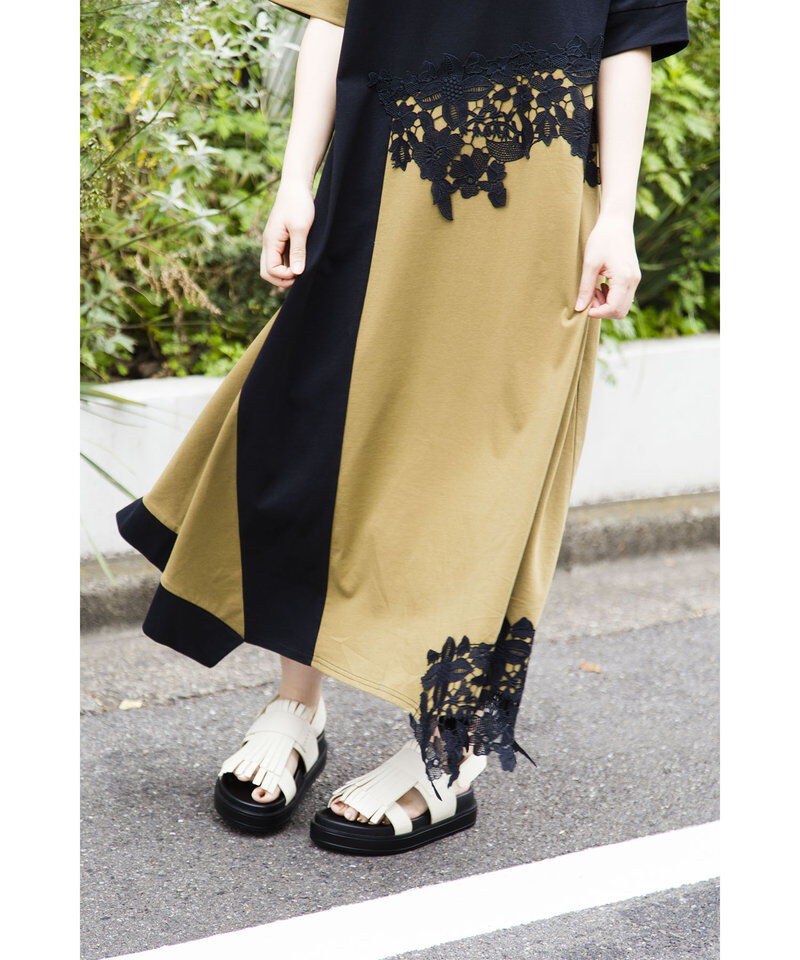  「レースモチーフワンピース」|ワンピース|