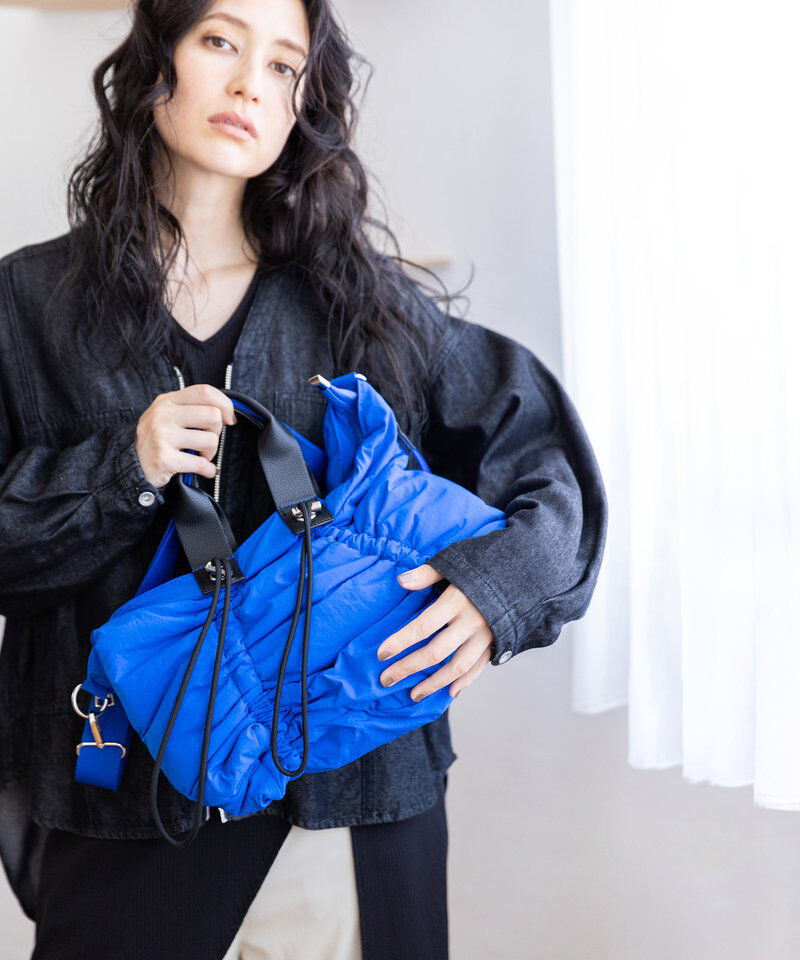  「ポケットジップデニムジャケット」|ノーカラーコート|