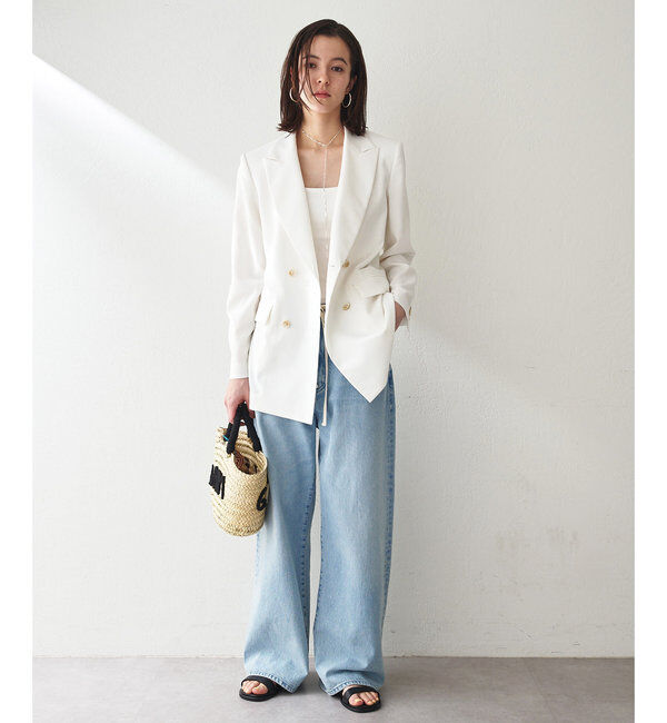  「ドロストデニムパンツ」|チノ|