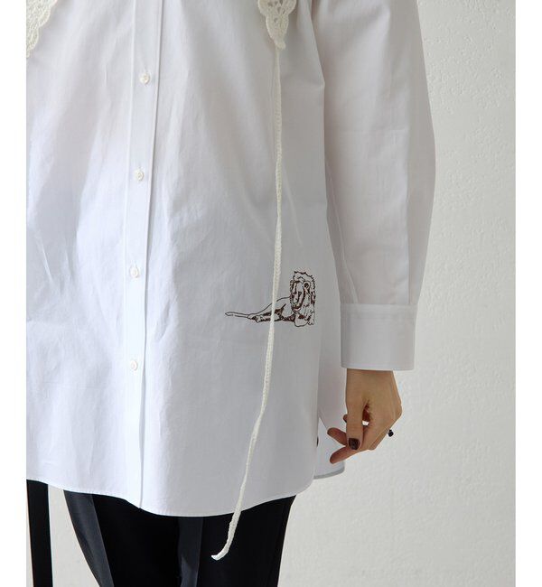  「Thomas Masonアニマル刺繍シャツ」|シャツ・ブラウス|
