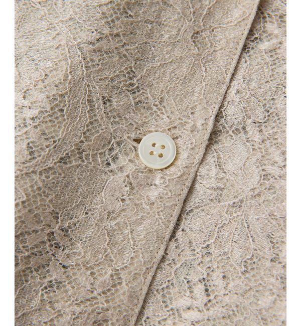 Drawing Numbers「【Drawing Numbers】リネンリバーレースブラウス」|シャツ・ブラウス|