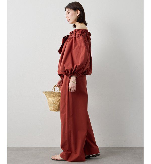  「コットンタイプライターパンツ」|チノ|