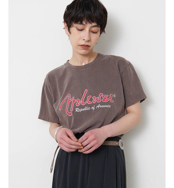  「クラックプリントTシャツ」|Tシャツ・カットソー|