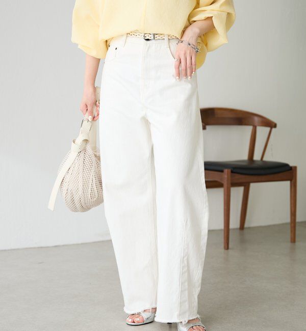  「【累計販売2.５万本】ブルージュデニム」|デニム|ホワイト