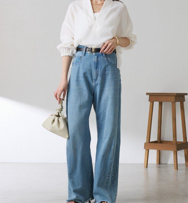  「【累計販売2.５万本】ブルージュデニム」|デニム|