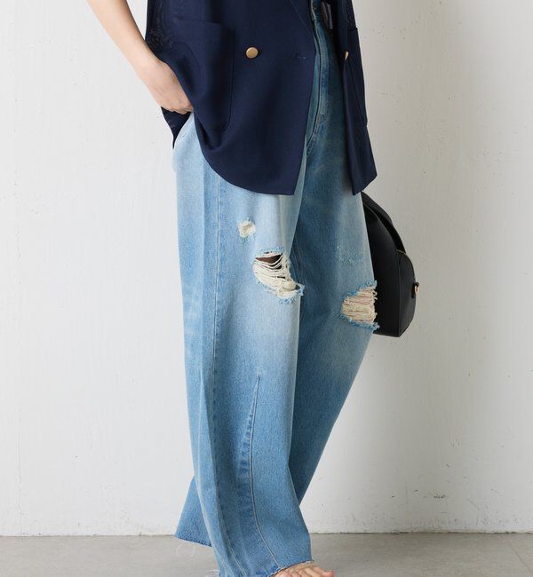  「【累計販売2.５万本】ブルージュデニム」|デニム|