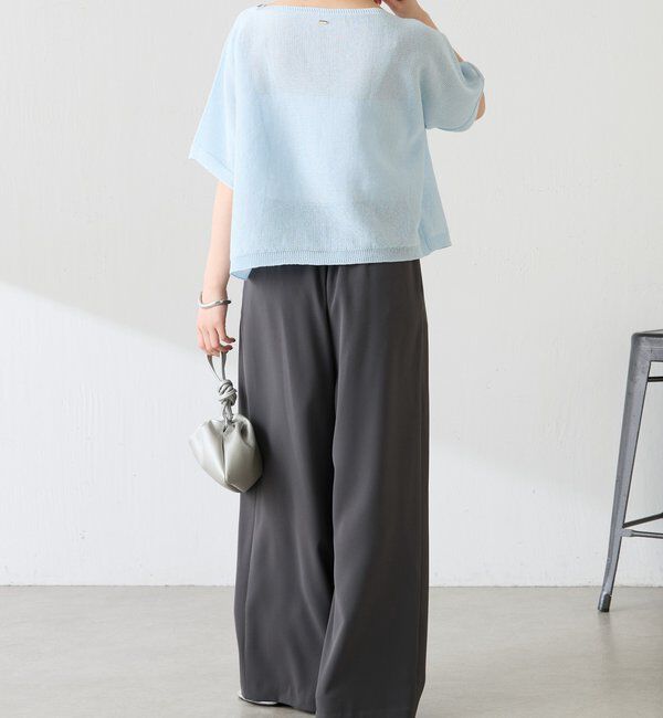  「シャーリーカーンハーフスリーブニット」|ニット・セーター|