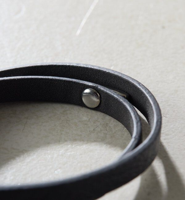  「【PAPILLONNER/パピヨネ】レザーベルトブレスレット」|キュロット|